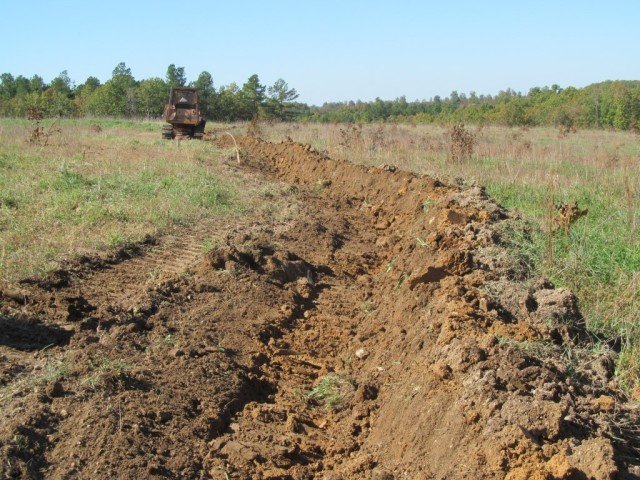 Dozer Cutting First Swales - RPR Project (2)