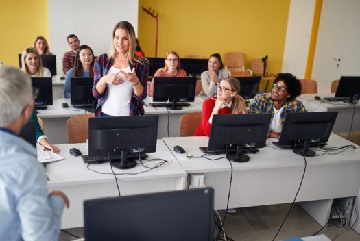 Students in classroom